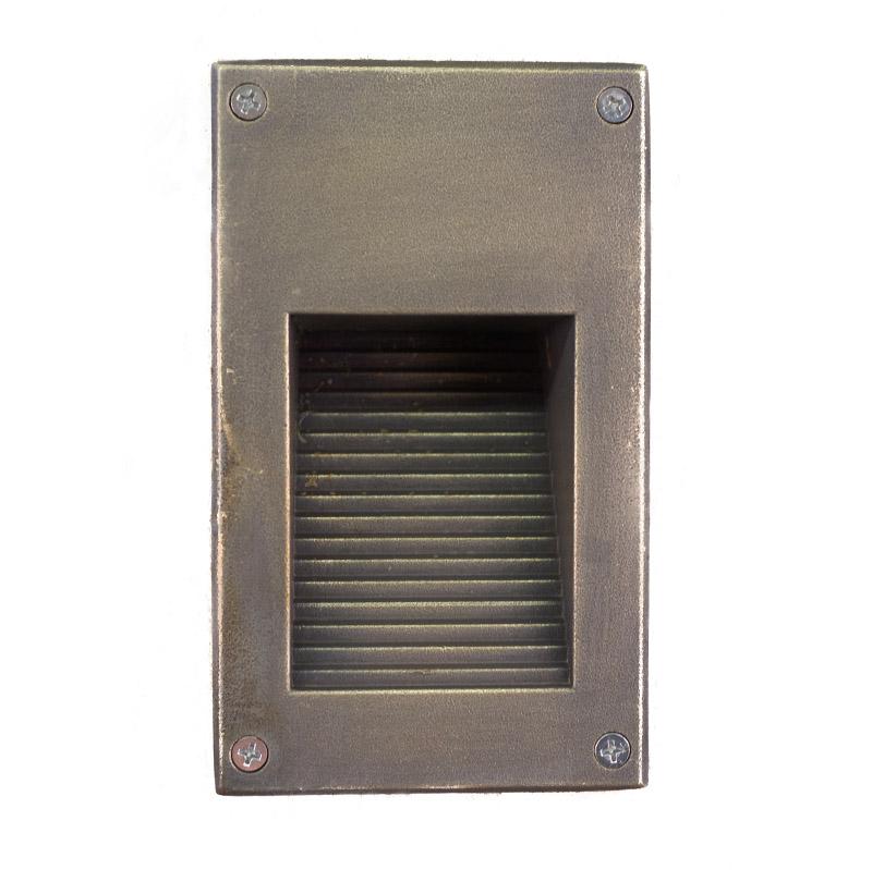 CopperMoon Lighting CM.840 Brass Step Light Louvers - Large & Tall (Housing NOT Included)