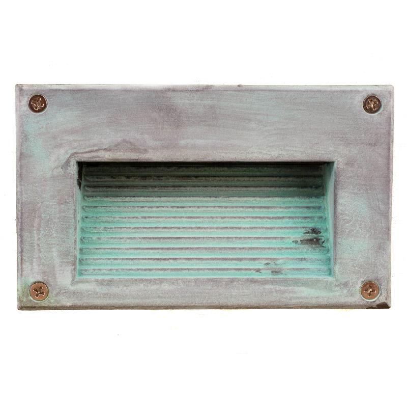CopperMoon Lighting CM.845 Brass Step Light Louvers - Large & Wide (Housing NOT Included)