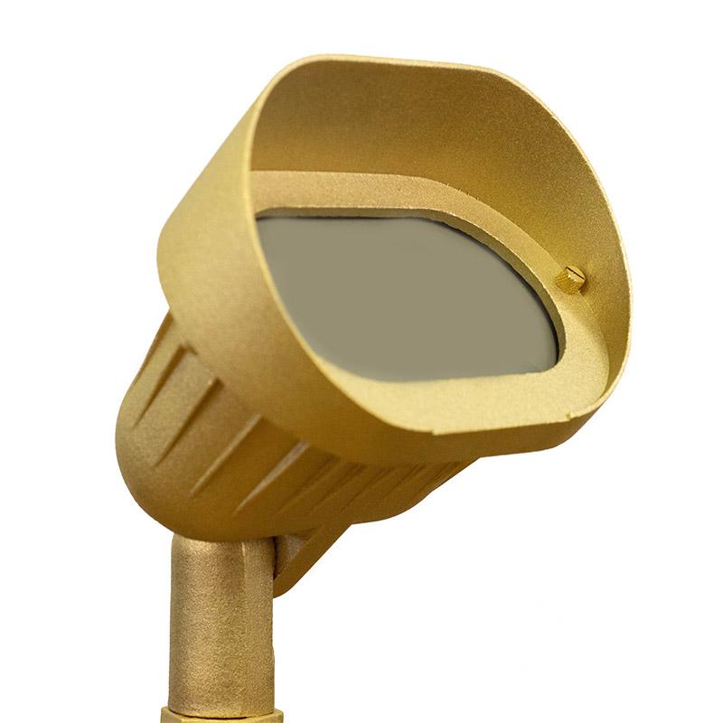 CopperMoon Lighting CM.890 Brass Oval Wall Wash Light With Stake