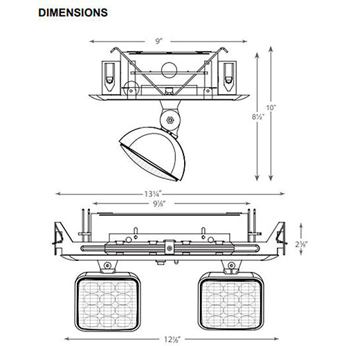 Advantage Environmental Lighting EMR5 Recessed LED Emergency Unit