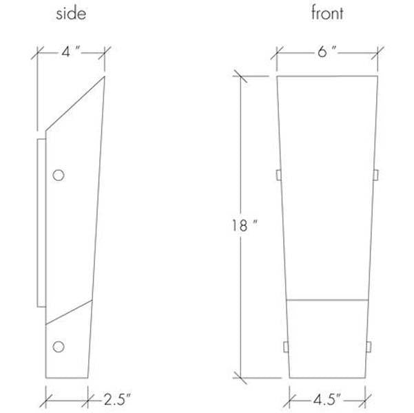 Eo 20450-18 Indoor/Outdoor Sconce By Ultralights Lighting Additional Image 2