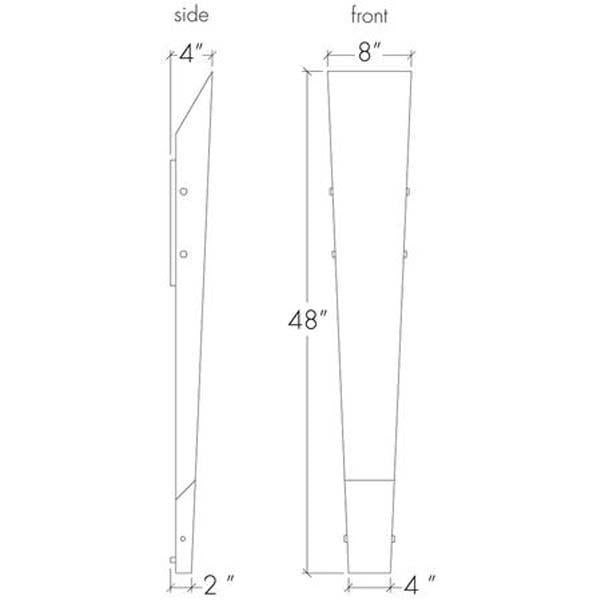 Eo 20450-48 Indoor/Outdoor Sconce By Ultralights Lighting Additional Image 2