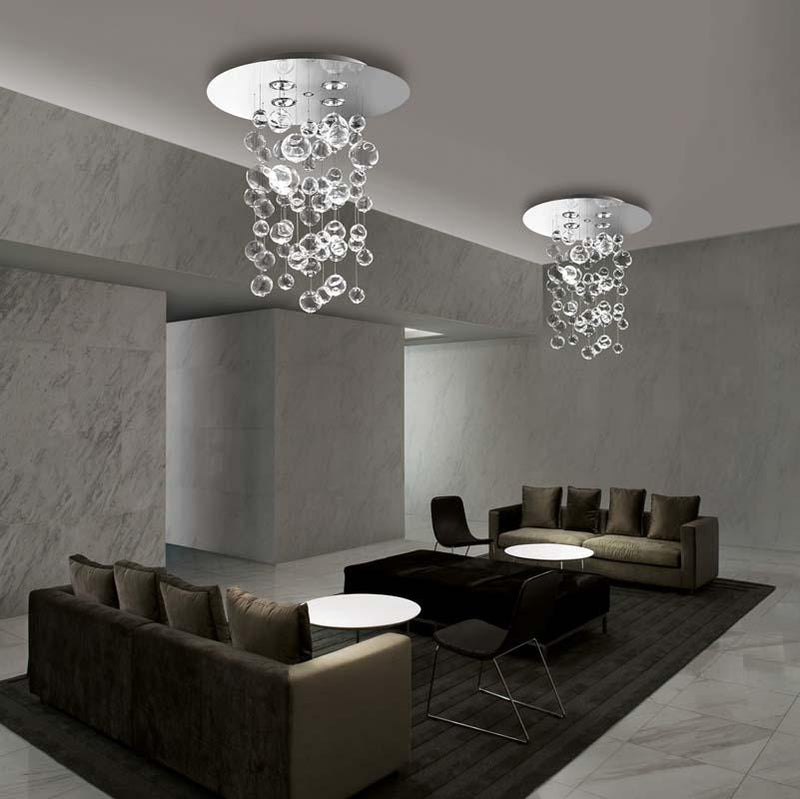 Ether 90 Chandelier  By Leucos Lighting