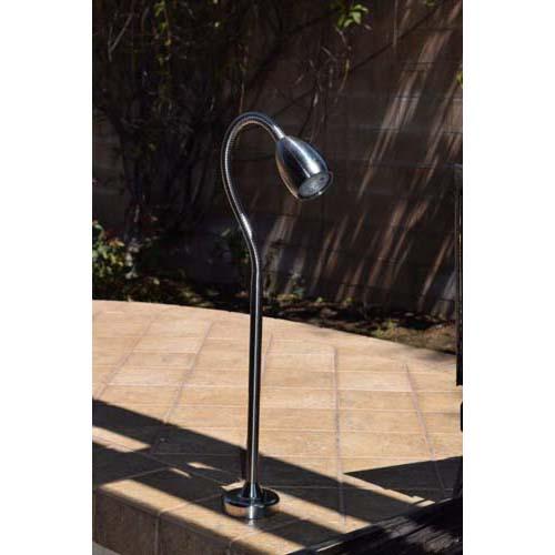 Focus Industries BQ-QC01 7W LED Quick Connect Series Threaded Egg Stainless Steel Barbecue Light 12V