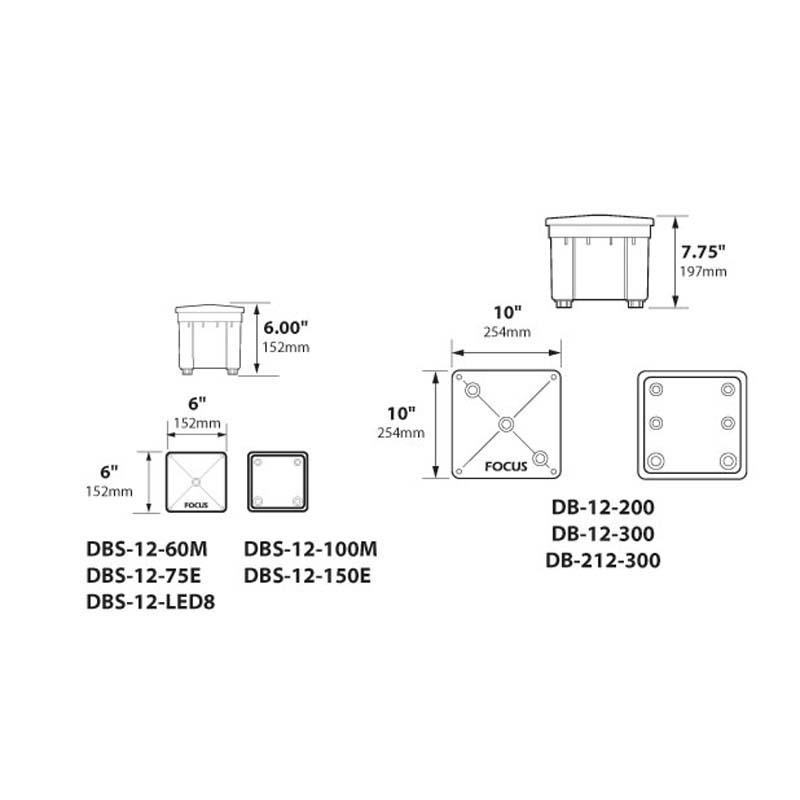 Focus Industries DBS-12  Electronic Halogen Transformer