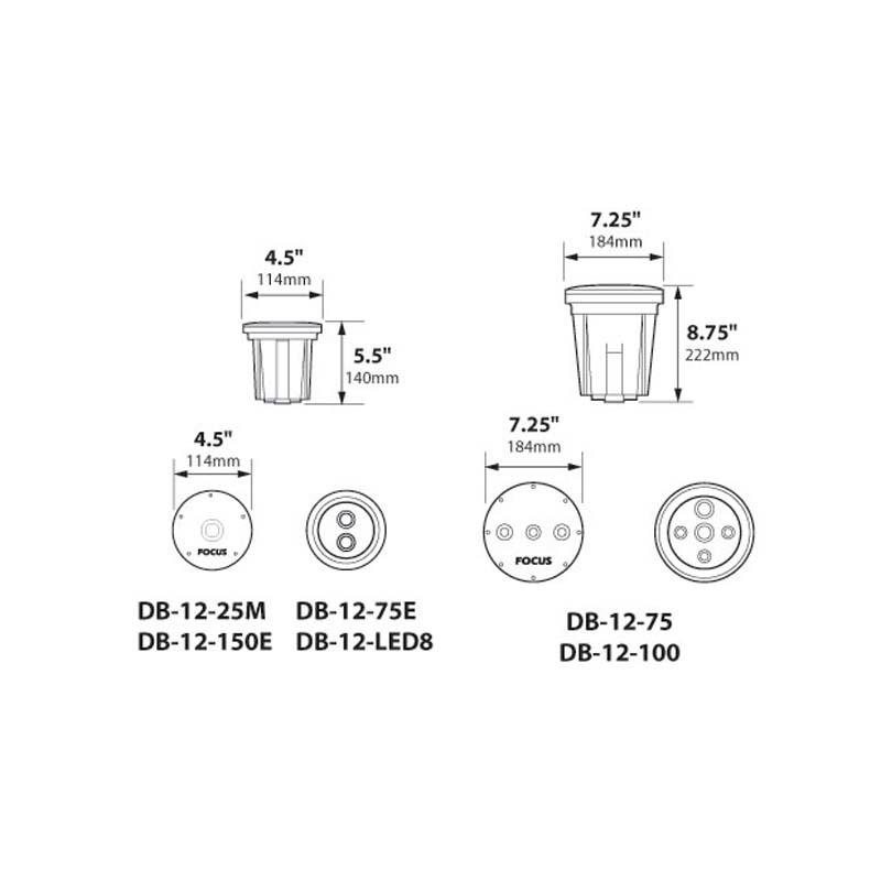 Focus Industries Direct Burial Junction Box