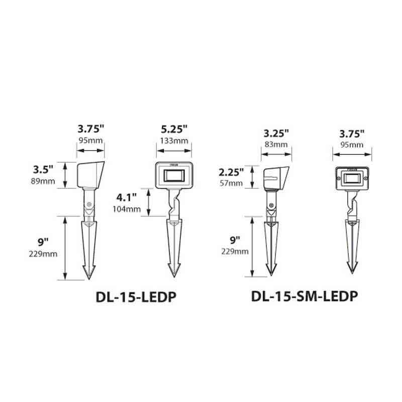 Focus Industries DL-15-LEDP 4W LED Directional Lights 12V