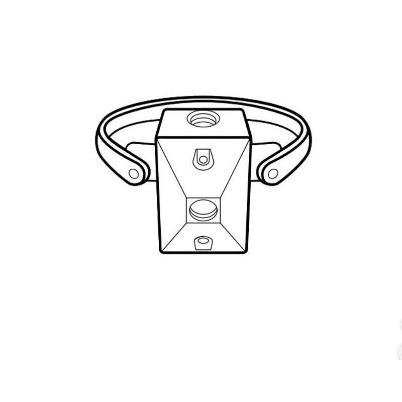 Focus Industries FA-22-T Series Tree Mount J-Box, Single Hole