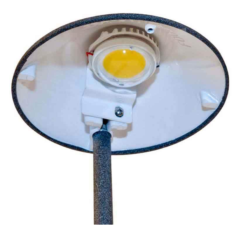 Focus Industries PL-01-LEDP Series 4W Round LED 3000K 5.5 Inch China Hat Path Lights