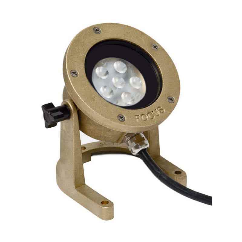 Focus Industries SL-11-LEDM Series Cast Brass LED Module Underwater Light 12V