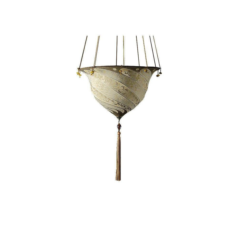 Fortuny 037-SK-1 Samarkanda Decorated Silk Suspended - 14-3/8" Diameter