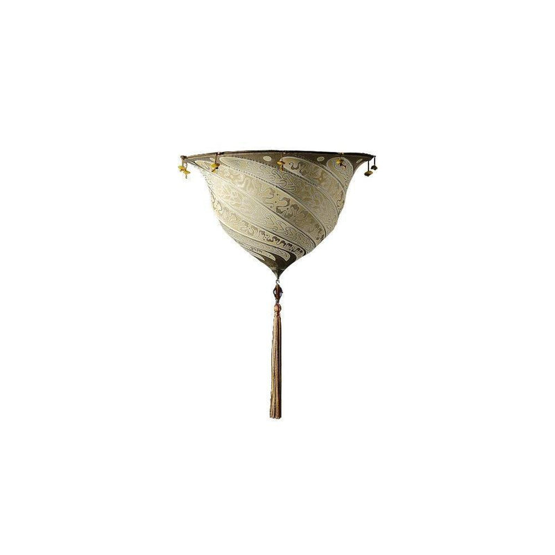 Fortuny 037-SK-2 Samarkanda Decorated Silk Flush Mounted - 14-3/8" Additional Image 1