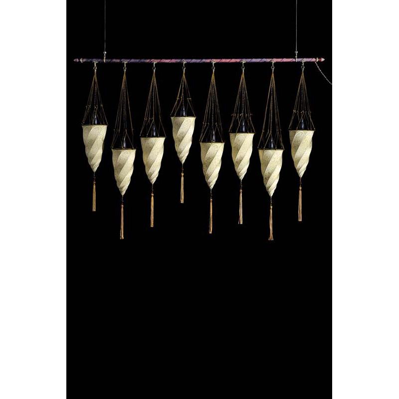 Fortuny AF-017 Silk Cesendello on Rod Suspended Classic - 6-3/4" Additional Image 5