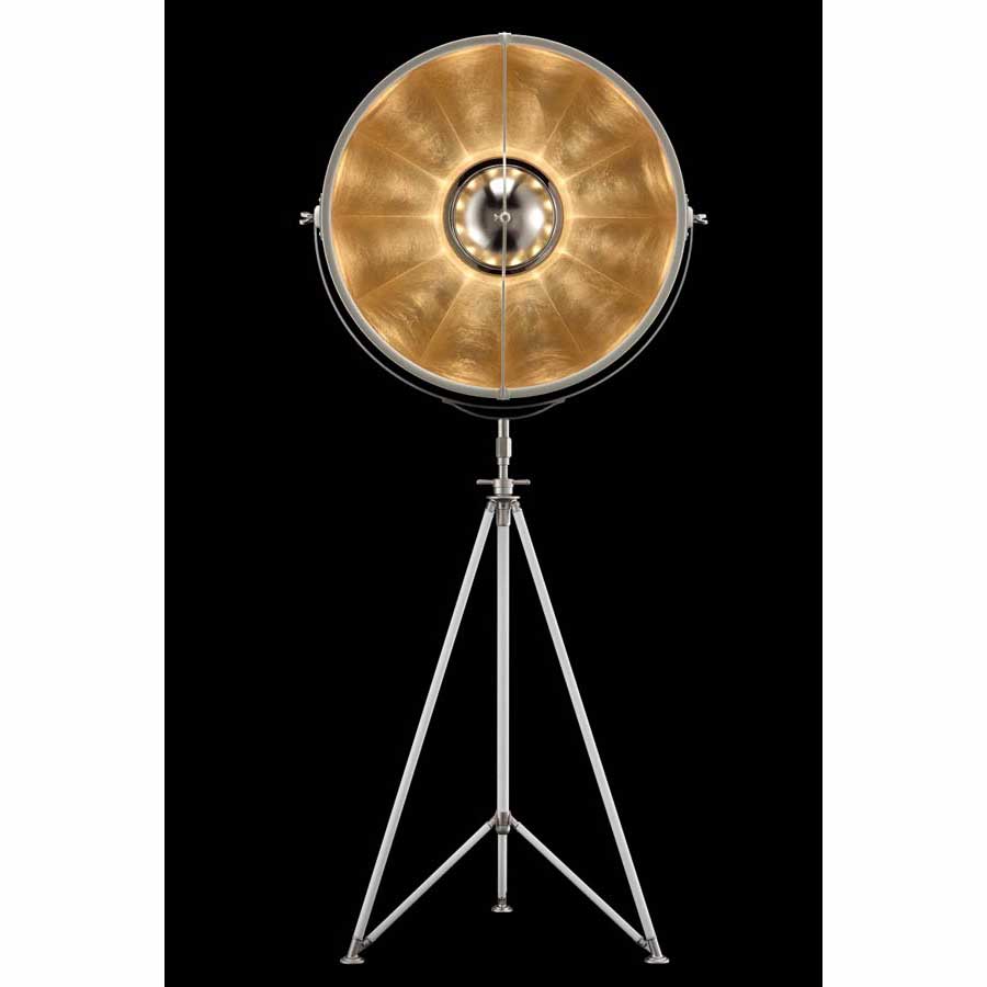 Fortuny DF76TRA-33 Studio 76 Tripod White Stand Floor Lamp