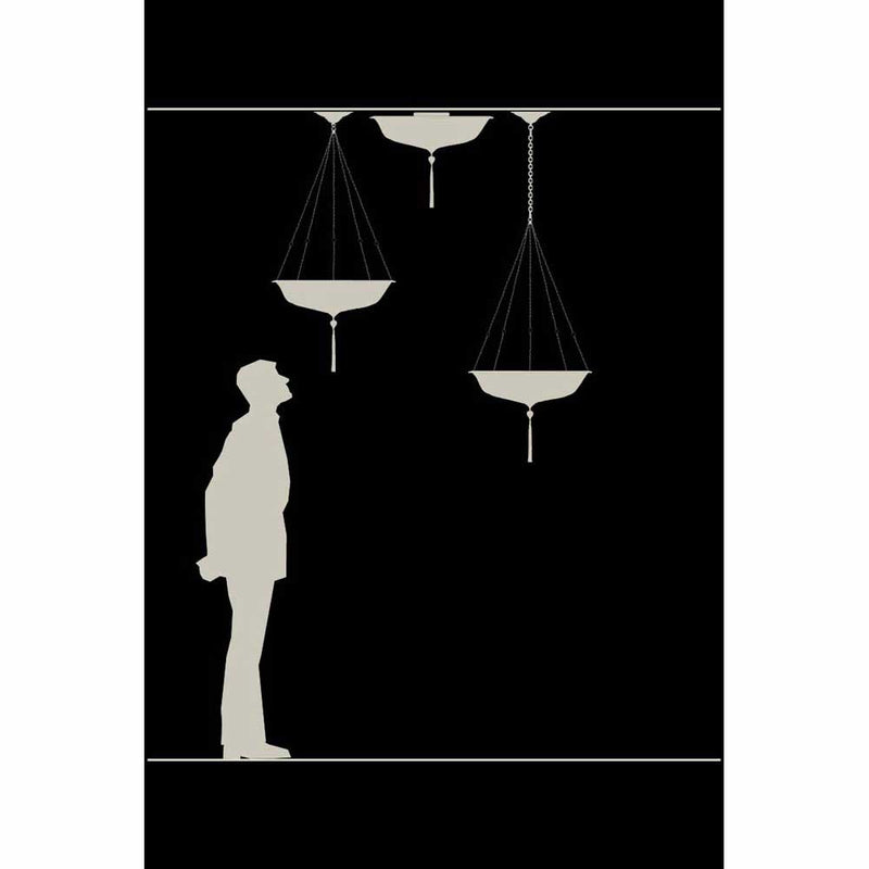 Fortuny G065SA-1 Medium Glass Scudo Saraceno Suspended - 25-5/8" Additional Image 6