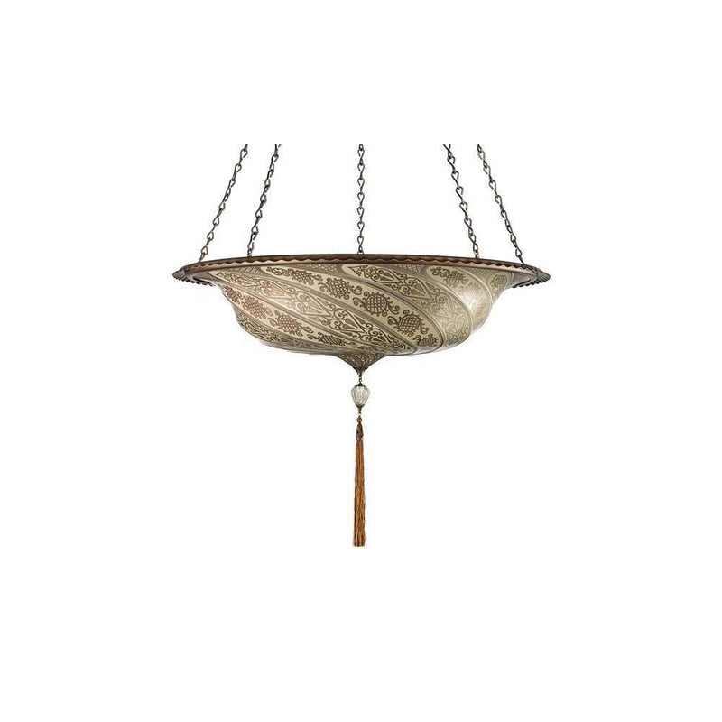 Fortuny G065SA-1 Medium Glass Scudo Saraceno Suspended - 25-5/8" Additional Image 3