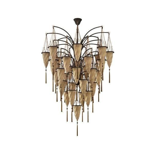 Fortuny GCM019-25-CL 25 Shade Cesendello Ceiling Chandelier - 7-1/2"
