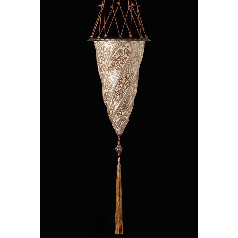 Fortuny GCM019-9-CL Ceiling Composition Glass Cesendello shade Flush Mount - 7-5/8" Additional Image 2
