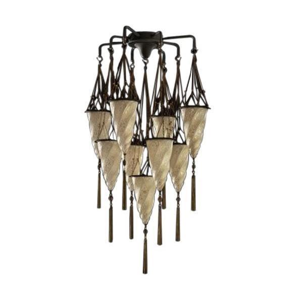 Fortuny GCM019-5-CL Cesendello Ceiling Chandelier Classic Pattern 40W Lamp - 7-1/2"