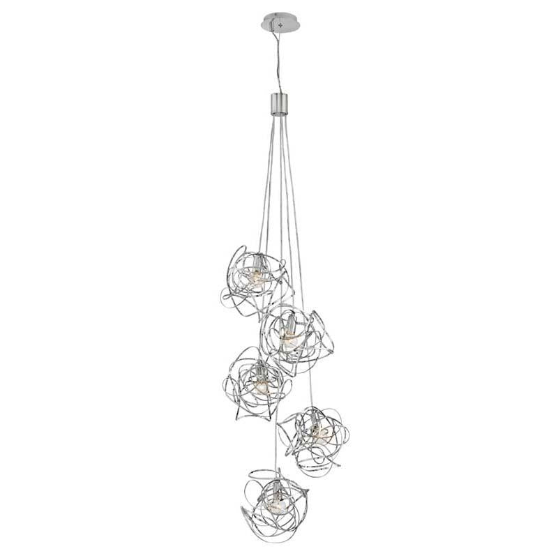 Fredrick Ramond FR32015PNI Chandelier Rumor Polished Nickel Pendant Lights