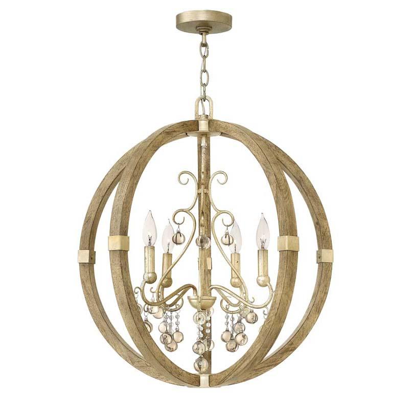 Fredrick Ramond FR37233SLF Foyer Abingdon Silver Leaf Pendant Lights