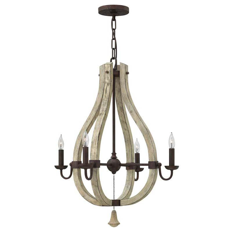 Fredrick Ramond FR40574IRR Chandelier Middlefield Iron Rust Pendant Lights