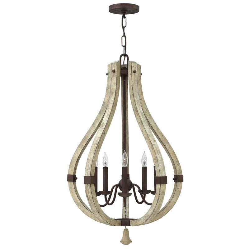 Fredrick Ramond FR40575IRR Foyer Middlefield Iron Rust Pendant Lights