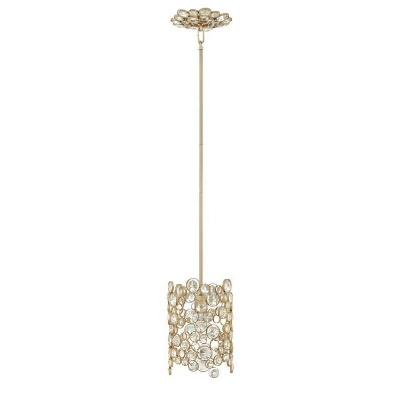 Fredrick Ramond FR44817SLF Chandelier Anya Silver Leaf Pendant Lights