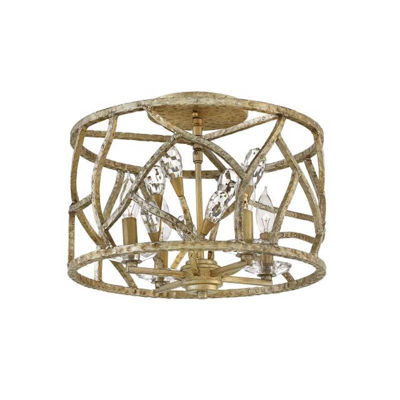 Fredrick Ramond FR46801CPG Foyer Eve Champagne Gold Ceiling Lights