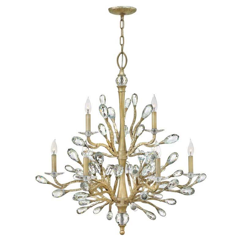 Fredrick Ramond FR46809CPG Chandelier Eve Champagne Gold Pendant Lights