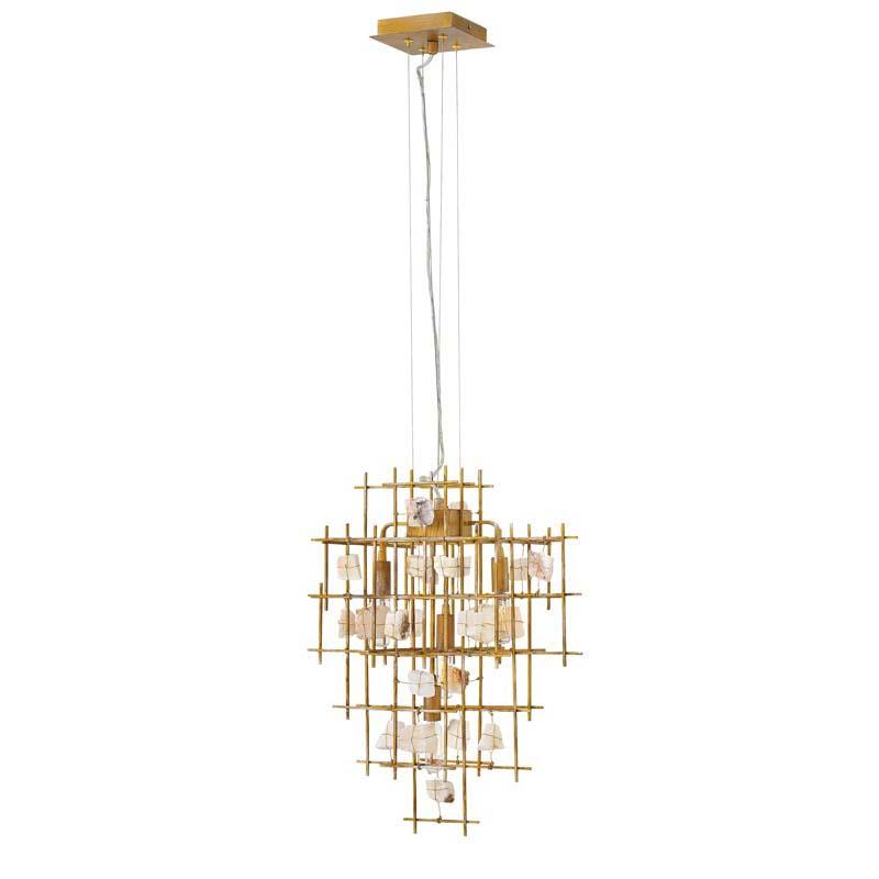 Fredrick Ramond FR47884LGD Chandelier Petra Luster Gold Pendant Lights