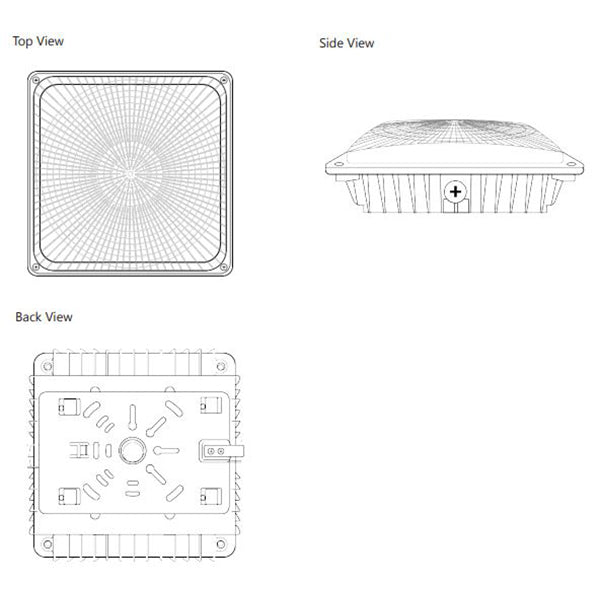 FSC Lighting CP-AOK Series - Adjustable LED Canopy