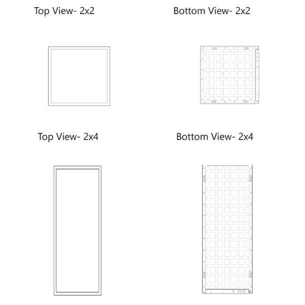 FSC Lighting FPB-AOK Series Adjustable Output LED Backlit Flat Panel