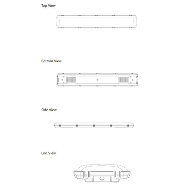FSC Lighting L27900- AOK Series - LED Adjustable Wide Body Vaportite