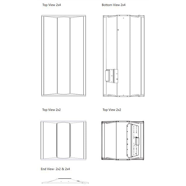 FSC Lighting L74-AOK-RFKW Series LED Troffer Kit