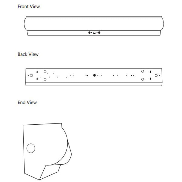 FSC Lighting WCR- AOK Series Adjustable Output LED Wrap Corner Radial