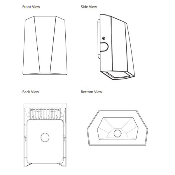 FSC Lighting WF-AO Series Adjustable LED Full Cut-off Wall Pack