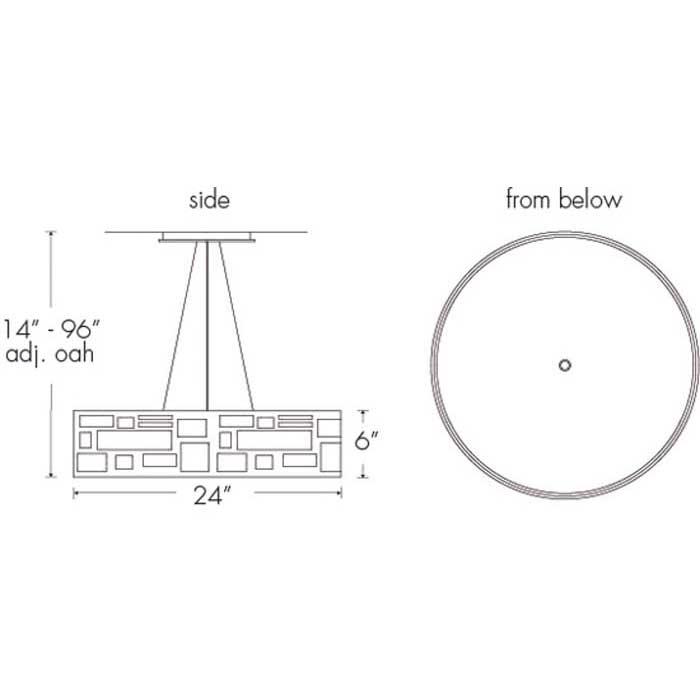 Genesis 11211-24-SM Indoor/Outdoor Stem Mount Pendant By Ultralights Lighting Additional Image 1