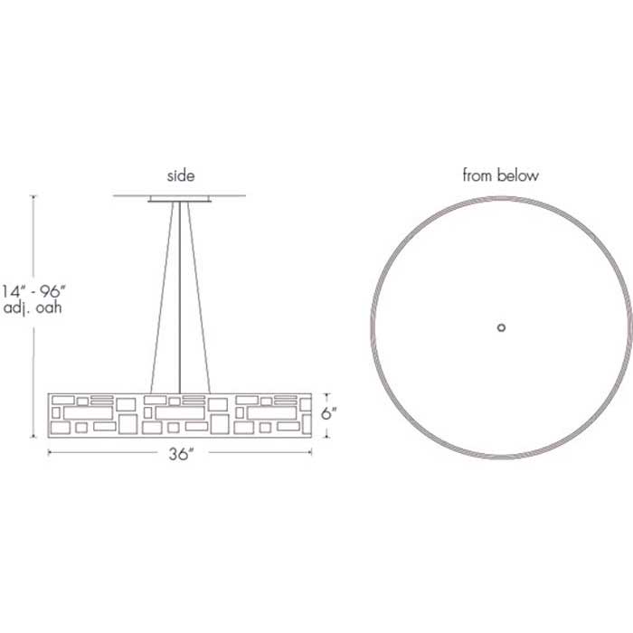 Genesis 11211-36-SM Indoor/Outdoor Stem Mount Pendant By Ultralights Lighting Additional Image 1