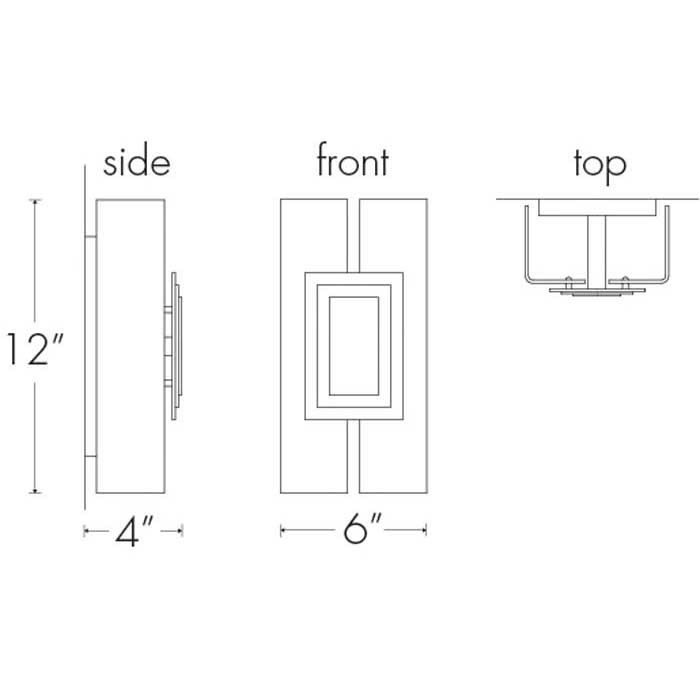 Genesis 11216 Indoor/Outdoor Wall Sconce By Ultralights Lighting Additional Image 1