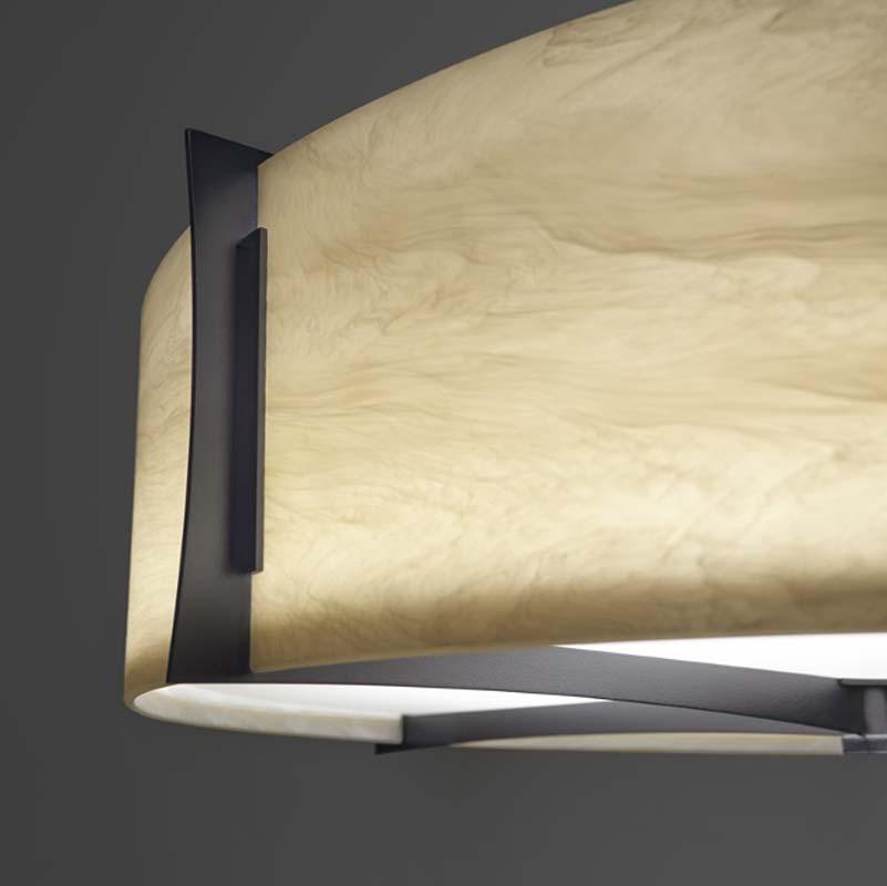 Genesis 17390-30-SFM Indoor/Outdoor Semi Flush Mount Pendant By Ultralights Lighting Additional Image 2
