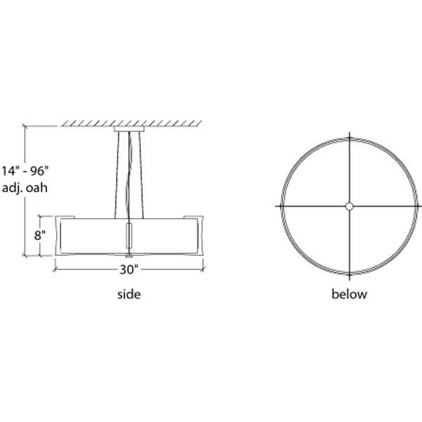 Genesis 17390-30-SM Indoor/Outdoor Stem Mount Pendant By Ultralights Lighting Additional Image 5