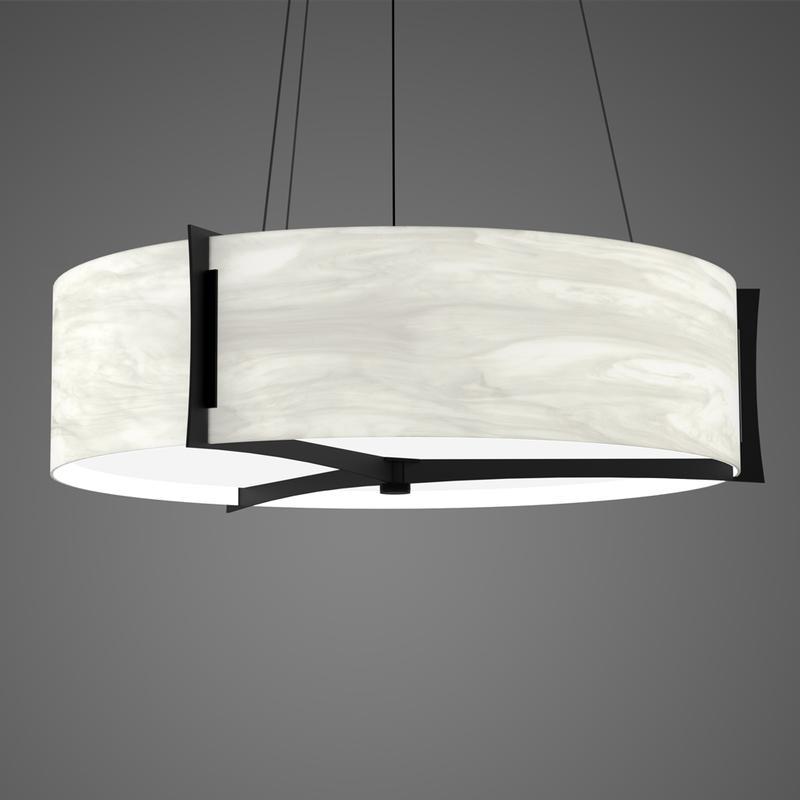 Genesis 17391-36-SFM Indoor/Outdoor Semi Flush Mount Pendant By Ultralights Lighting