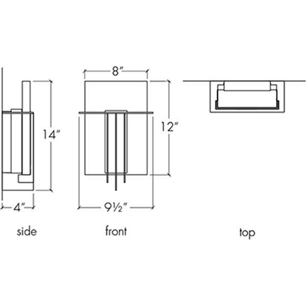 Genesis 19428 Indoor/Outdoor Sconce By Ultralights Lighting Additional Image 1