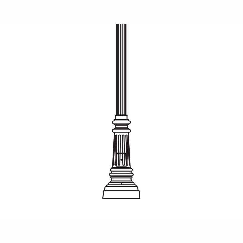 Hadco Urban Anchor Base Posts (284, 285, 286, 287, 288, 289) Poles and Brackets