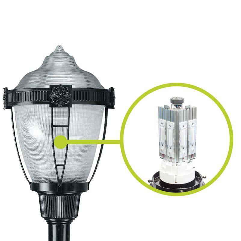 Hadco Urban LumiLock LED engine GX4 (RPTLD) Post Light