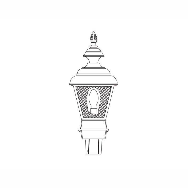 Hadco Urban Plymouth Post Top (99432) Post Light