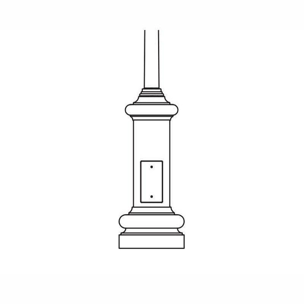 Hadco Urban Zurich Anchor Base Posts (276, 277, 278, 279, 280, 281, 282, 283) Poles and Brackets