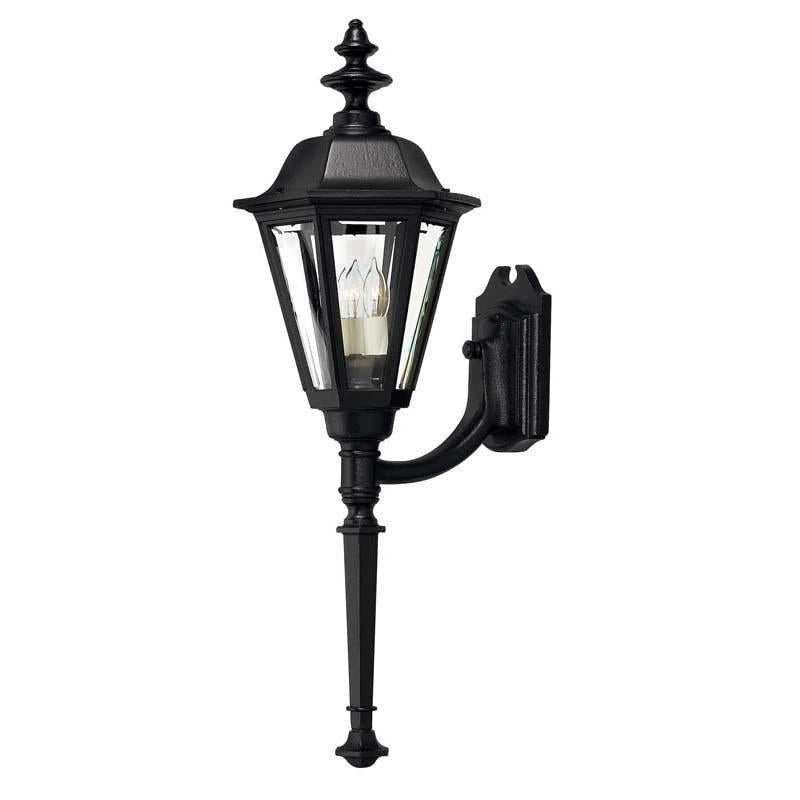 Hinkley 1440BK Outdoor Manor House Black Wall Lights