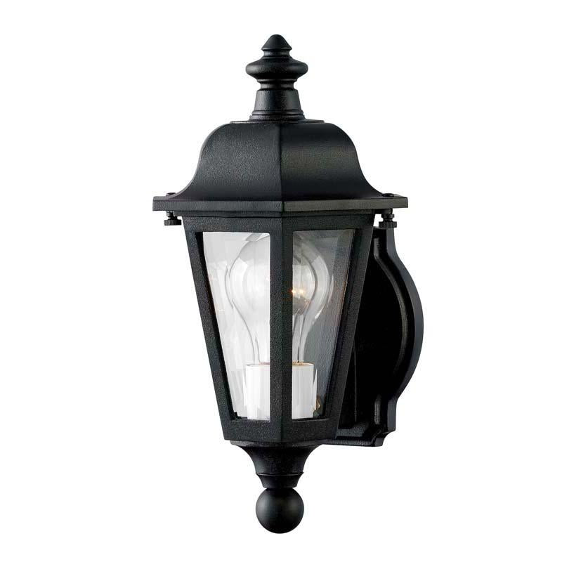 Hinkley 1819BK Outdoor Manor House Black Wall Lights